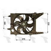 Вентилятор охлаждения двигателя FRIGAIR 5509.2009 / 0509.2009