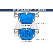 Колодки тормозные дисковые для BMW X5(E70,F15,F85), X6(E71,E72,F16,F86) <b>GALFER B1.G102-0803.2 / G1020803</b>
