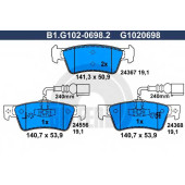 Колодки тормозные дисковые для VW TOUAREG(7L6,7L7,7LA) <b>GALFER B1.G102-0698.2 / G1020698</b>