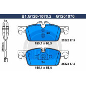 Колодки тормозные дисковые для PEUGEOT 508 <b>GALFER B1.G120-1070.2 / G1201070</b>