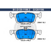 Колодки тормозные дисковые для PEUGEOT 308 <b>GALFER B1.G120-1186.2 / G1201186</b>
