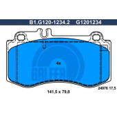 Колодки тормозные дисковые для MERCEDES CLS(C218,X218), E(S212,W212) <b>GALFER B1.G120-1234.2 / G1201234</b>