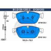Колодки тормозные дисковые для AUDI A8(4H#), Q5(8R) <b>GALFER B1.G120-1253.2 / G1201253</b>