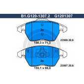 Колодки тормозные дисковые для VW BEETLE(5C7), JETTA(162,163) <b>GALFER B1.G120-1307.2 / G1201307</b>