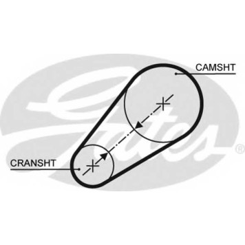 Ремень ГРМ GATES 5498XS