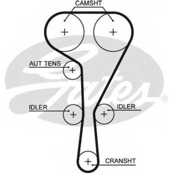 Ремень ГРМ GATES 5551XS