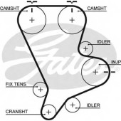 Ремень ГРМ GATES 5554XS