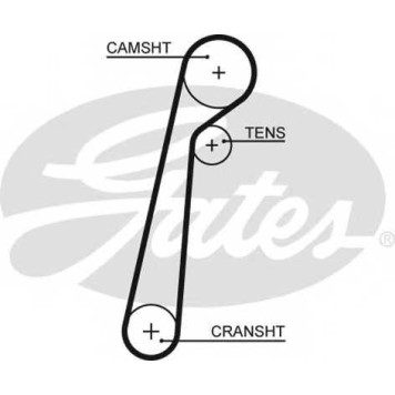 Ремень ГРМ GATES 5652XS