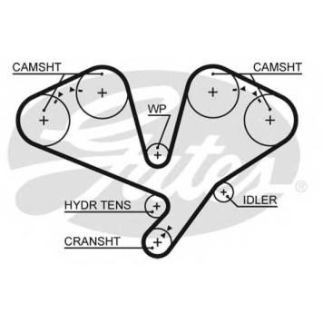 Ремень ГРМ GATES 5659XS
