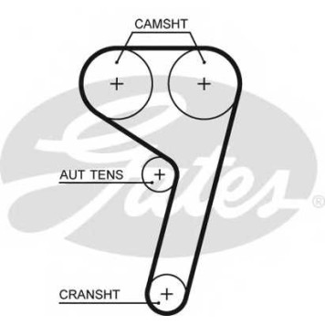 Ремень ГРМ GATES 5669XS