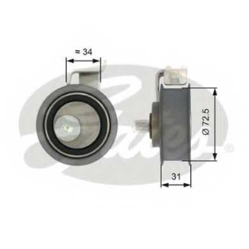 Натяжной ролик ременя ГРМ GATES T43017