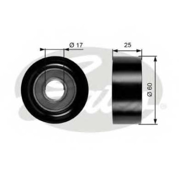 Паразитный / ведущий ролик поликлинового ременя GATES T36176