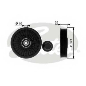 Паразитный / ведущий ролик поликлинового ременя GATES T36216