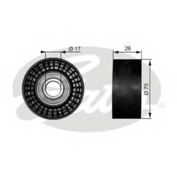 Паразитный / ведущий ролик поликлинового ременя GATES T38018
