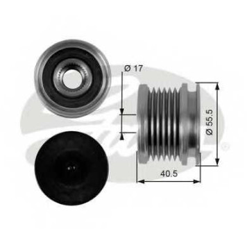 Механизм свободного хода генератора GATES OAP7040