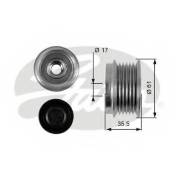 Механизм свободного хода генератора GATES OAP7100