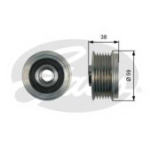 Механизм свободного хода генератора GATES OAP7168