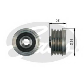 Механизм свободного хода генератора GATES OAP7168