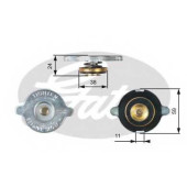 Крышка радиатора GATES RC107