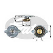 Крышка радиатора GATES RC113