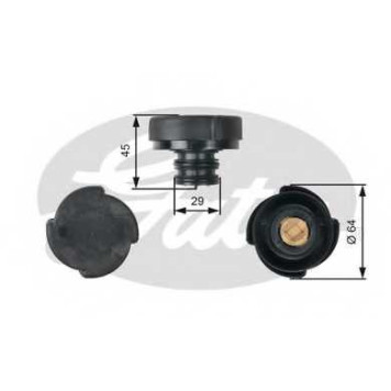 Крышка резервуара охлаждающей жидкости GATES RC207