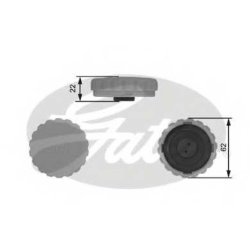 Крышка резервуара охлаждающей жидкости GATES RC235