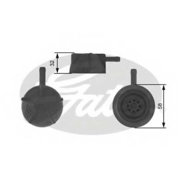 Крышка резервуара охлаждающей жидкости GATES RC236