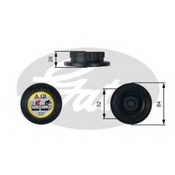 Крышка резервуара охлаждающей жидкости GATES RC246