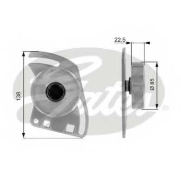 Натяжной ролик поликлинового ременя GATES T36064
