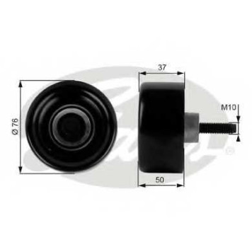 Паразитный / ведущий ролик поликлинового ременя GATES T36186