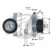 Паразитный / ведущий ролик поликлинового ременя GATES T36422