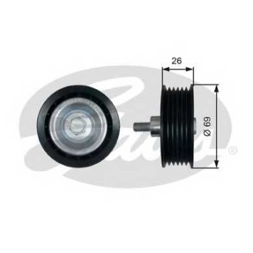 Паразитный / ведущий ролик поликлинового ременя GATES T36456