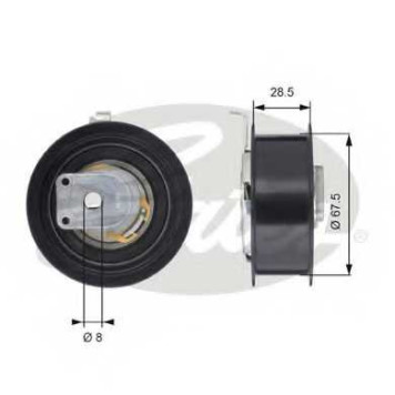 Натяжной ролик ременя ГРМ GATES T43110