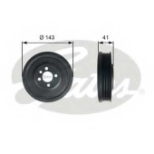 Ременный шкив коленвала GATES TVD1001