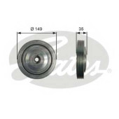 Ременный шкив коленвала GATES TVD1103