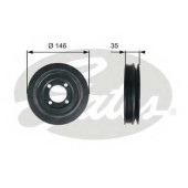 Ременный шкив коленвала GATES TVD1115