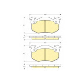 Колодки тормозные дисковые для CITROEN SAXO, XSARA, ZX / PEUGEOT 106, 205, 206, 306, 309 / RENAULT 11, 19, 9, CLIO, MEGANE, SUPER 5, THALIA <b>GIRLING 6113053 / 20635</b>