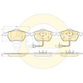 Колодки тормозные дисковые для AUDI A4, A6 / SKODA SUPERB / VW GOLF, PASSAT <b>GIRLING 6113072 / 20676</b>