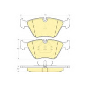 Колодки тормозные дисковые для BMW 3(E36,E46), 5(E34), 7(E32), Z3(E36) <b>GIRLING 6109162 / 20968</b>