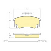 Колодки тормозные дисковые <b>GIRLING 6114461 / 21170</b>