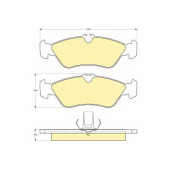 Колодки тормозные дисковые для MERCEDES G(W463), SPRINTER(901, 902, 903, 904, 909) / VW LT(2, 2DA, 2DB, 2DC, 2DD, 2DE, 2DF, 2DH, 2DK) <b>GIRLING 6112632 / 21592</b>