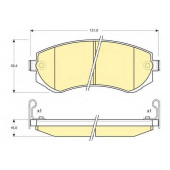 Колодки тормозные дисковые для NISSAN ALMERA(N15), PATROL GR(Y61), PULSAR(N15), SUNNY(N14) <b>GIRLING 6132089 / 23502</b>