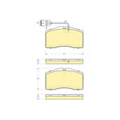 Колодки тормозные дисковые для AUDI A8(4D2,4D8) <b>GIRLING 6115239 / 23773</b>