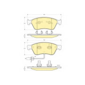 Колодки тормозные дисковые для AUDI A6(4F2,4F5,C6), A8(4E#) / VW PHAETON(3D#) <b>GIRLING 6115532 / 23885</b>