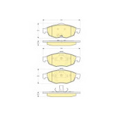 Колодки тормозные дисковые для CHRYSLER CIRRUS, SEBRING(JR) <b>GIRLING 6141252 / 23951</b>