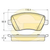 Колодки тормозные дисковые для MERCEDES CITAN Mixto(415), CITAN(415) / NISSAN BLUEBIRD SYLPHY(G11), TERRANO <b>GIRLING 6120171 / 23973</b>