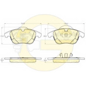 Колодки тормозные дисковые для FORD GALAXY(WA6), MONDEO(BA7), S-MAX(WA6) <b>GIRLING 6119602 / 24123</b>