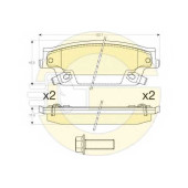 Колодки тормозные дисковые <b>GIRLING 6144527 / 24266</b>