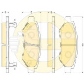 Колодки тормозные дисковые <b>GIRLING 6146029 / 24546</b>
