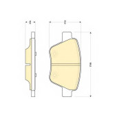 Колодки тормозные дисковые для AUDI A1, A3 / SKODA OCTAVIA, SUPERB, YETI / VW BEETLE, CADDY, EOS, GOLF, JETTA, SCIROCCO, TOURAN <b>GIRLING 6118414 / 24563</b>